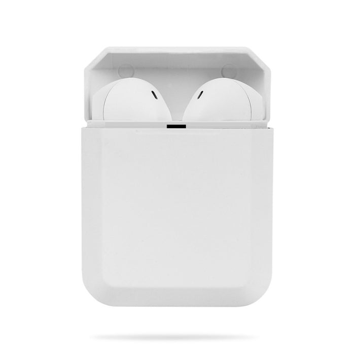 InPods 2 TWS V5.0 Auriculares inalámbricos Bluetooth HiFi con estuche de carga, compatible con emparejamiento automático y control táctil