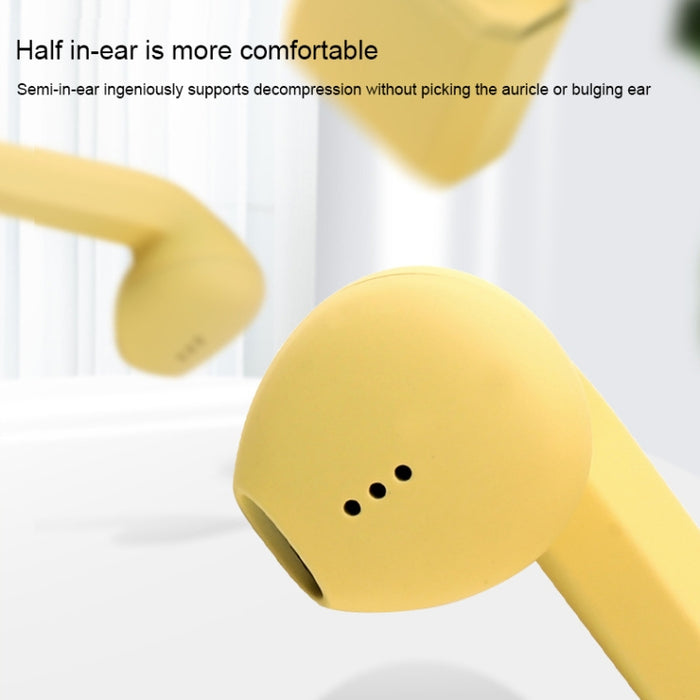 InPods 2 TWS V5.0 Auriculares inalámbricos Bluetooth HiFi con estuche de carga, compatible con emparejamiento automático y control táctil