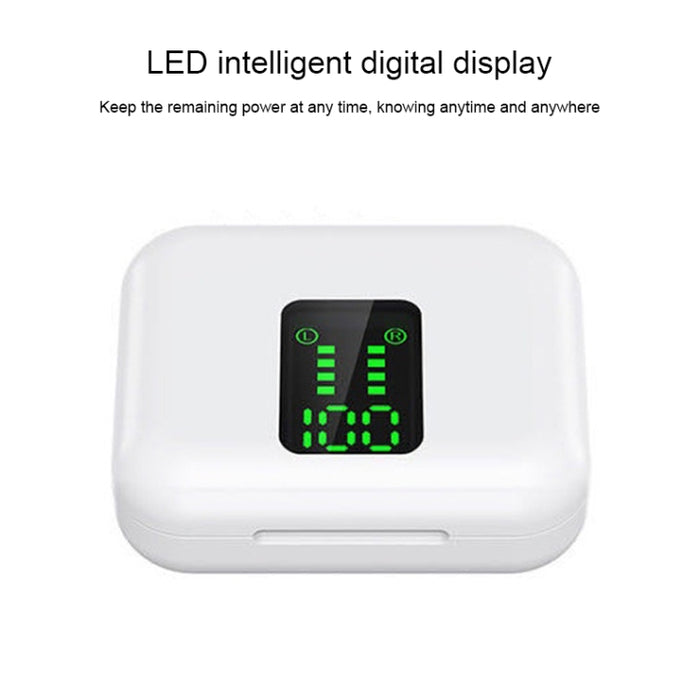 P100pro TWS Bluetooth 5,0 auricular Bluetooth inalámbrico táctil con caja de carga y pantalla Digital inteligente LED, compatible con Siri y llamada
