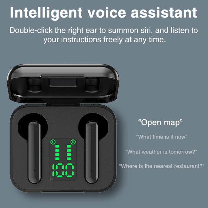 P100pro TWS Bluetooth 5,0 auricular Bluetooth inalámbrico táctil con caja de carga y pantalla Digital inteligente LED, compatible con Siri y llamada