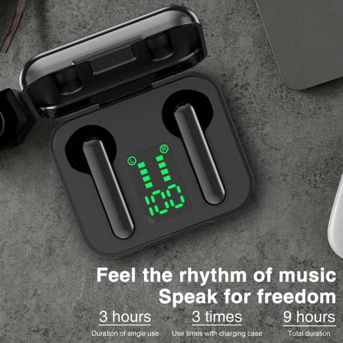 P100pro TWS Bluetooth 5,0 auricular Bluetooth inalámbrico táctil con caja de carga y pantalla Digital inteligente LED, compatible con Siri y llamada