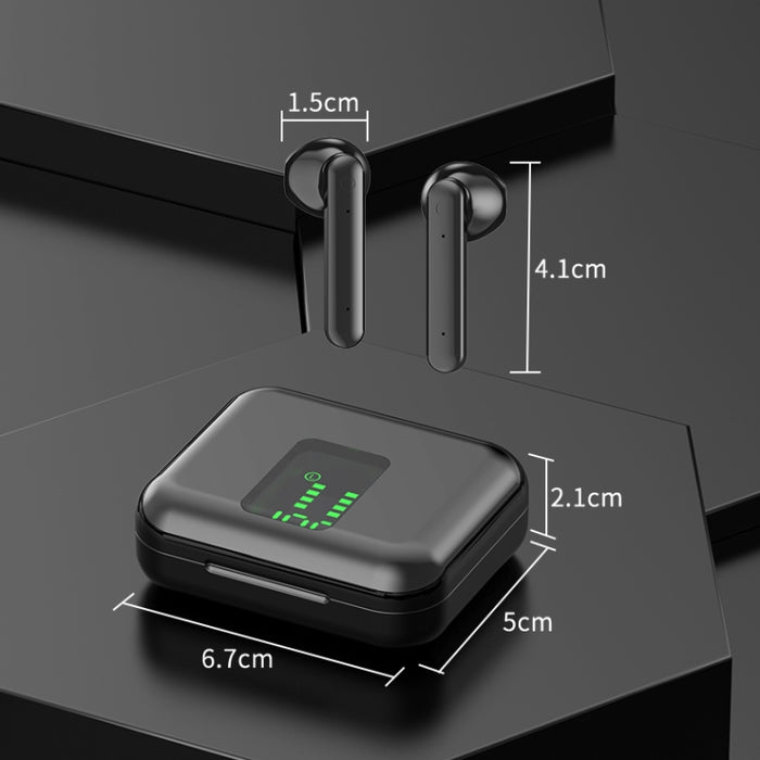P100pro TWS Bluetooth 5,0 auricular Bluetooth inalámbrico táctil con caja de carga y pantalla Digital inteligente LED, compatible con Siri y llamada