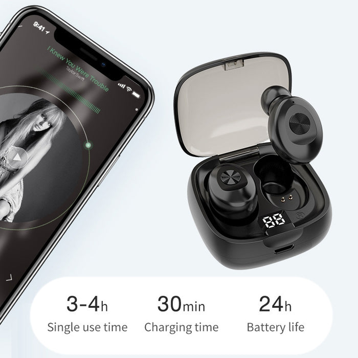 Auricular Bluetooth táctil con pantalla digital XG-8 TWS con caja de carga magnética
