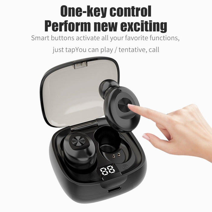 Auricular Bluetooth táctil con pantalla digital XG-8 TWS con caja de carga magnética