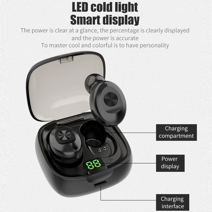 Auricular Bluetooth táctil con pantalla digital XG-8 TWS con caja de carga magnética