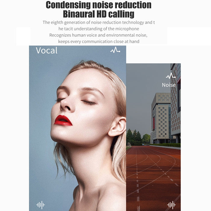 Auricular Bluetooth táctil con pantalla digital XG-8 TWS con caja de carga magnética