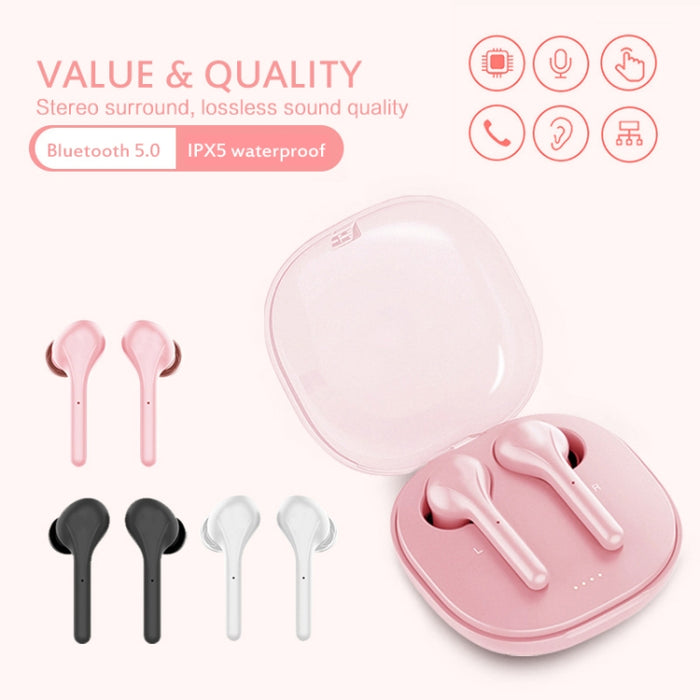 K88 Bluetooth 5.0 TWS Touch Binaural Inalámbrico Estéreo Deportes Auricular Bluetooth con Caja de Carga