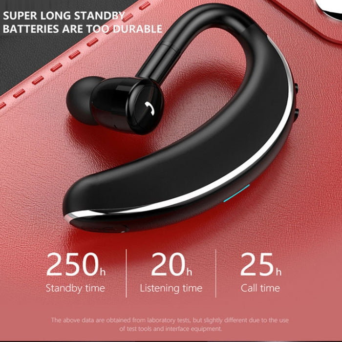 V7 Bluetooth 5.0 Estilo empresarial Auricular inalámbrico estéreo deportivo Bluetooth, soporte para informar el nombre de la persona que llama