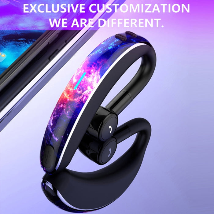 V7 Bluetooth 5.0 Estilo empresarial Auricular inalámbrico estéreo deportivo Bluetooth, soporte para informar el nombre de la persona que llama