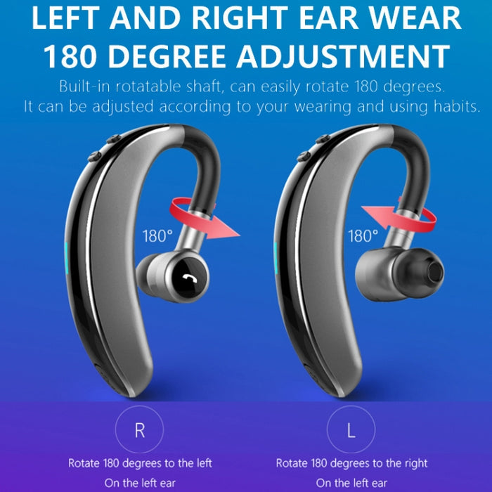 V7 Bluetooth 5.0 Estilo empresarial Auricular inalámbrico estéreo deportivo Bluetooth, soporte para informar el nombre de la persona que llama
