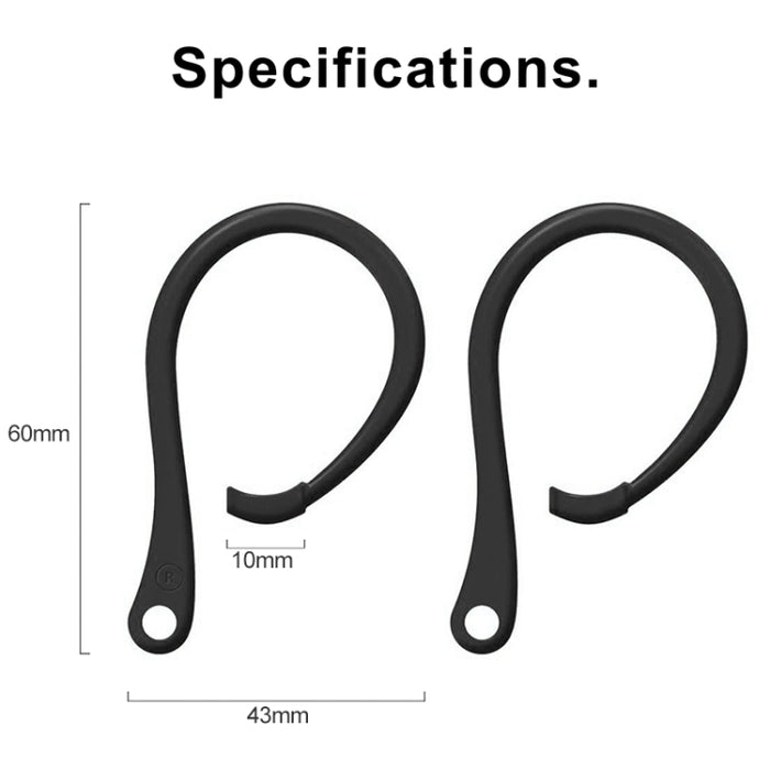 Para AirPods 1/2 / Pro Gancho para la oreja para auriculares de silicona antipérdida