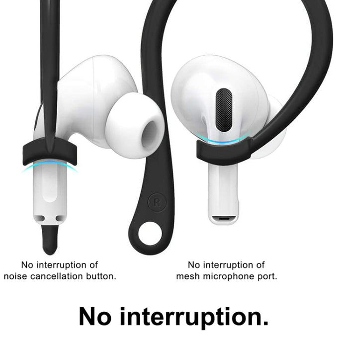 Para AirPods 1/2 / Pro Gancho para la oreja para auriculares de silicona antipérdida