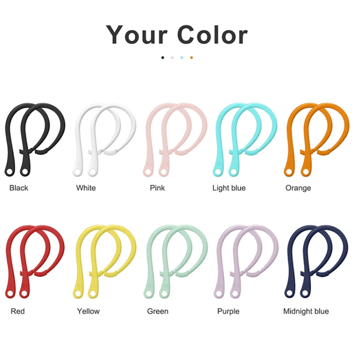 Para AirPods 1/2 / Pro Gancho para la oreja para auriculares de silicona antipérdida