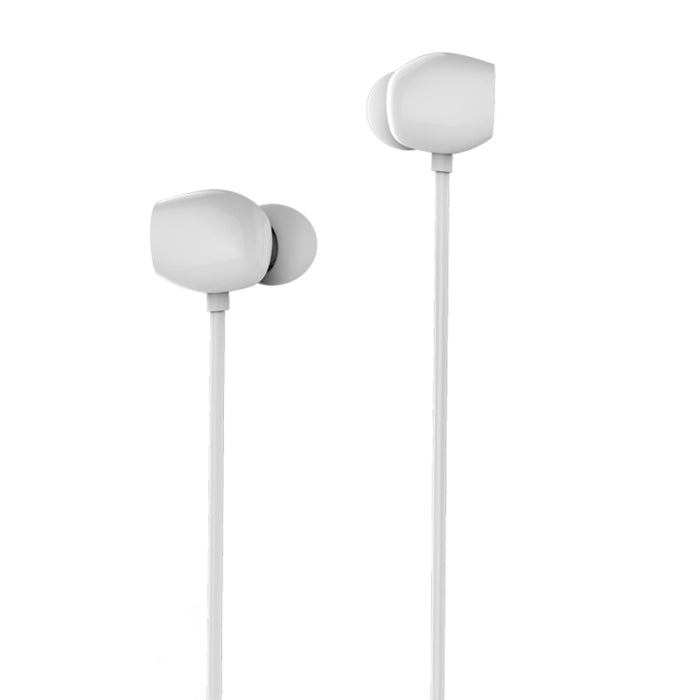 REMAX RM-550 Auricular intrauditivo estéreo con clavija dorada de 3,5 mm para música con control por cable + micrófono, compatible con manos libres