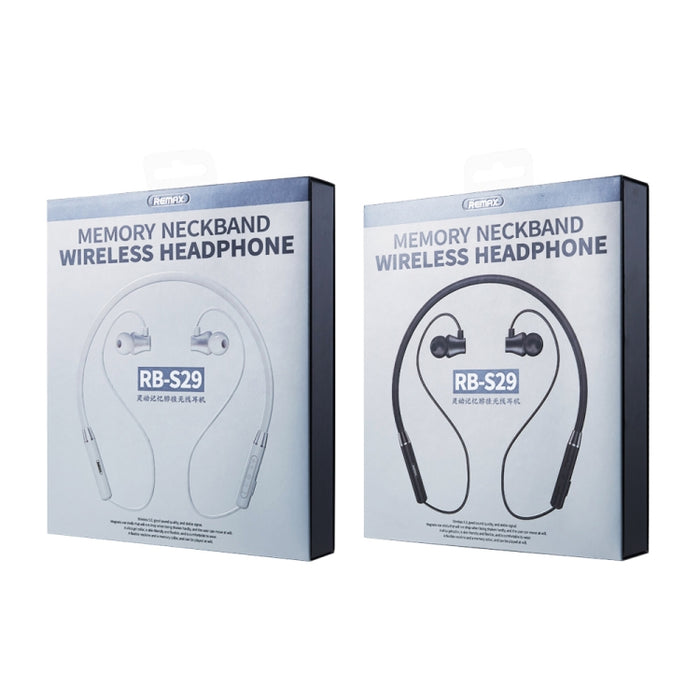 REMAX RB-S29 Linton Series Memory Neckband V5.0 Auricular inalámbrico Bluetooth