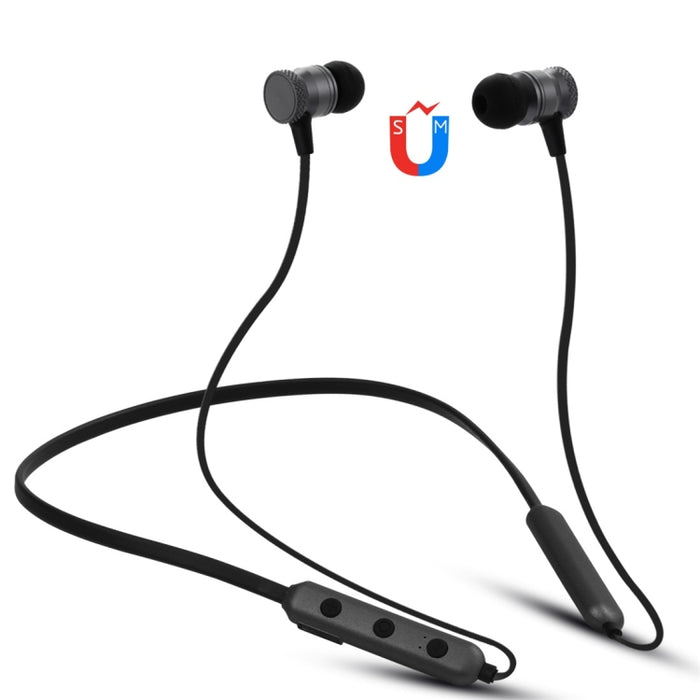 BT-890 Bluetooth 4.2 Auricular Bluetooth con diseño de cuello colgante, compatible con reproducción de música, conmutación, control de volumen y respuesta