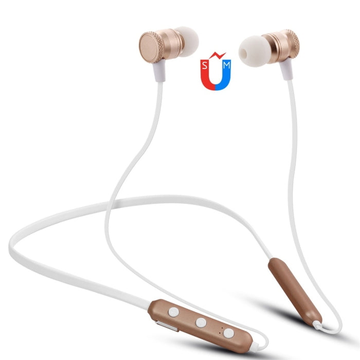 BT-890 Bluetooth 4.2 Auricular Bluetooth con diseño de cuello colgante, compatible con reproducción de música, conmutación, control de volumen y respuesta