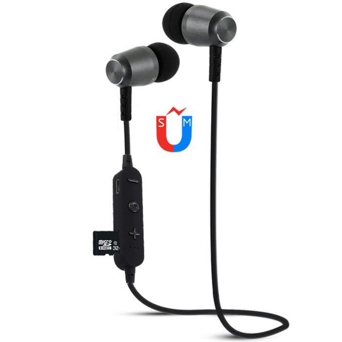 F15 Bluetooth 4.2 Auriculares Bluetooth con diseño de cuello colgante, compatible con reproducción de música, conmutación, control de volumen y respuesta