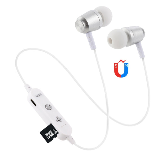 F15 Bluetooth 4.2 Auriculares Bluetooth con diseño de cuello colgante, compatible con reproducción de música, conmutación, control de volumen y respuesta