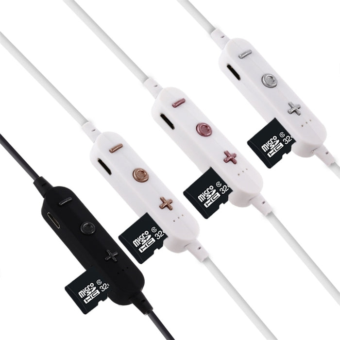 F17 Bluetooth 4.2 Auriculares Bluetooth con diseño de cuello colgante, compatible con reproducción de música, conmutación, control de volumen y respuesta