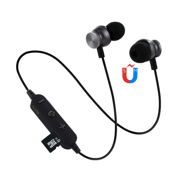 F17 Bluetooth 4.2 Auriculares Bluetooth con diseño de cuello colgante, compatible con reproducción de música, conmutación, control de volumen y respuesta