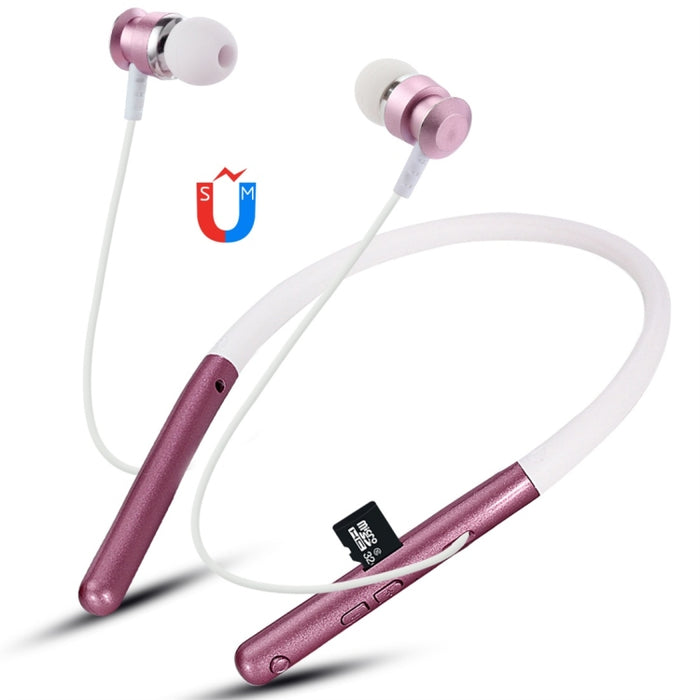 F108 Bluetooth 4.2 Auricular Bluetooth con diseño de cuello colgante, compatible con reproducción de música, conmutación, control de volumen y respuesta