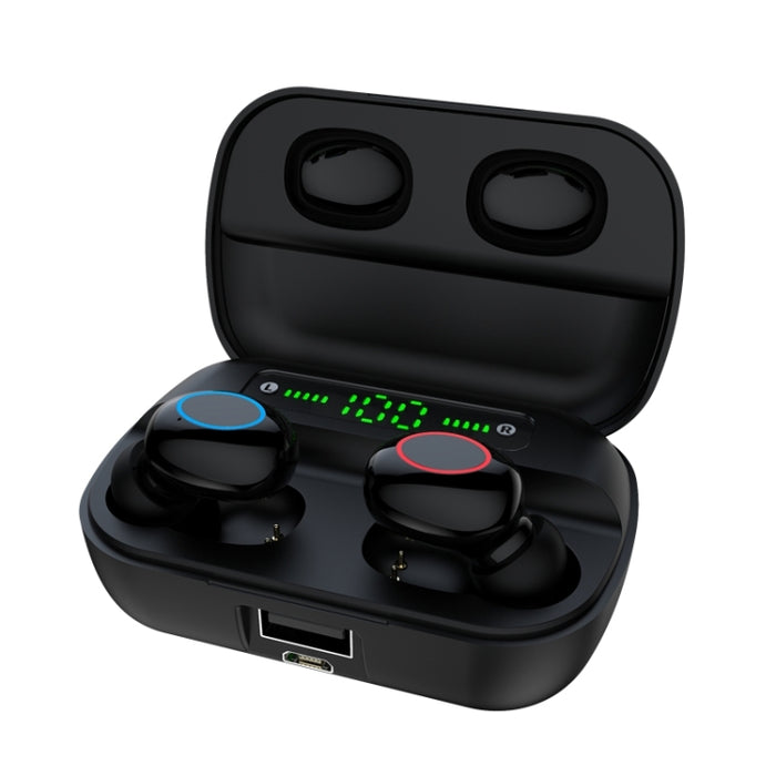 Auricular Bluetooth táctil S11 TWS con caja de carga magnética, compatible con pantalla de alimentación LED de tres pantallas