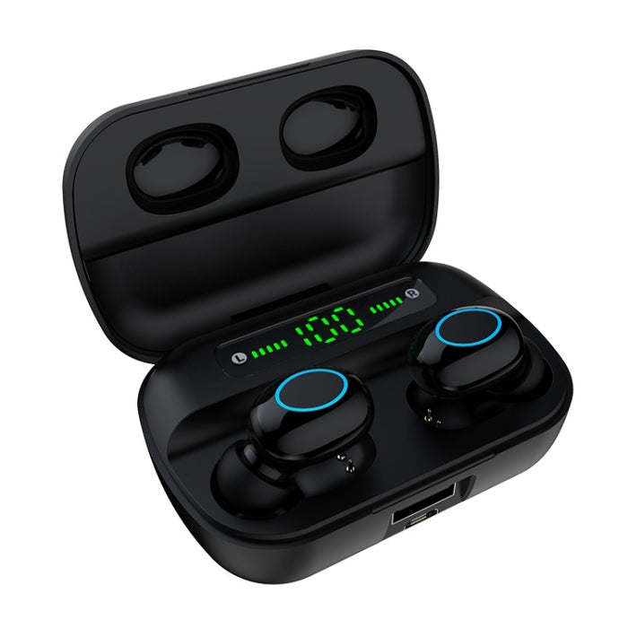 Auricular Bluetooth táctil S11 TWS con caja de carga magnética, compatible con pantalla de alimentación LED de tres pantallas