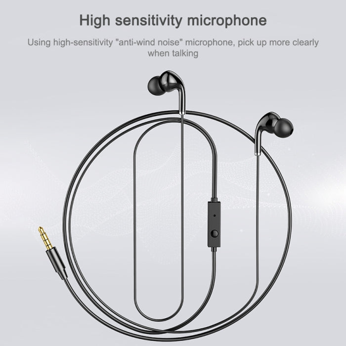 awei PC-6 Mini auriculares estéreo internos con cable y micrófono