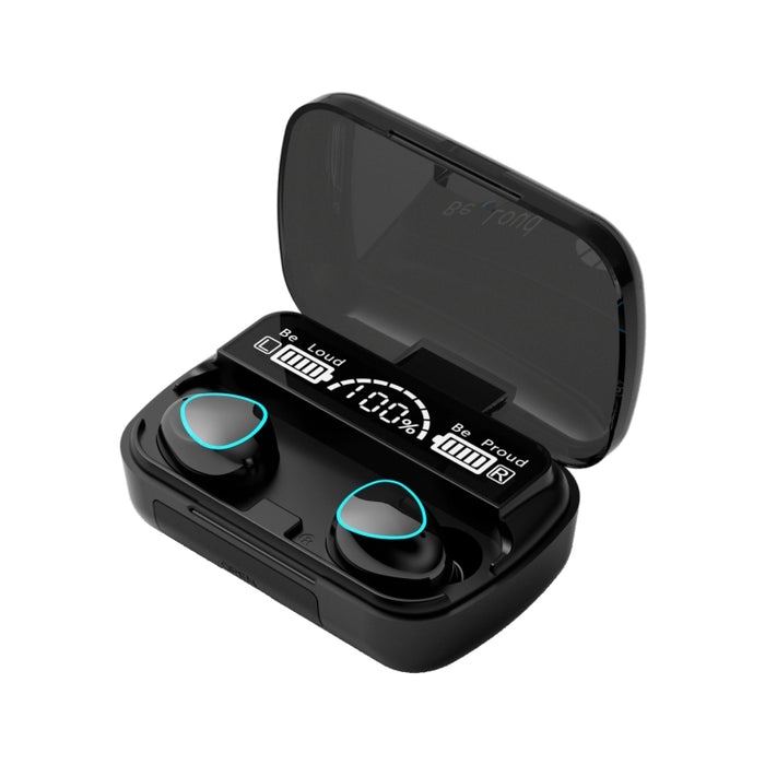 Auricular inalámbrico Bluetooth M10 Bluetooth 5,1 TWS con pantalla Digital y caja de carga, compatible con pantalla táctil, Siri y batería