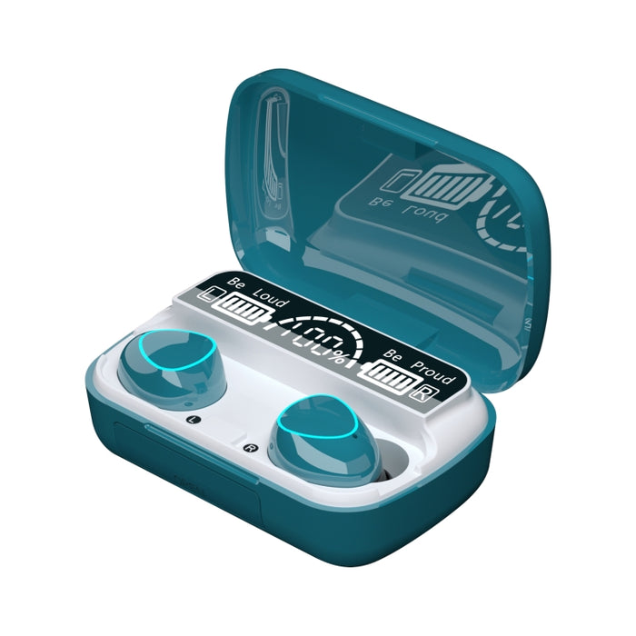 Auricular inalámbrico Bluetooth M10 Bluetooth 5,1 TWS con pantalla Digital y caja de carga, compatible con pantalla táctil, Siri y batería
