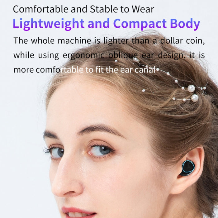 Auricular inalámbrico Bluetooth M10 Bluetooth 5,1 TWS con pantalla Digital y caja de carga, compatible con pantalla táctil, Siri y batería
