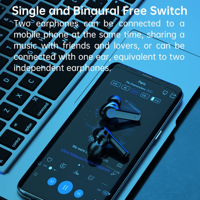 Auricular Bluetooth inalámbrico M19 Bluetooth 5,1 TWS con pantalla Digital y caja de carga, compatible con pantalla táctil, Siri y batería
