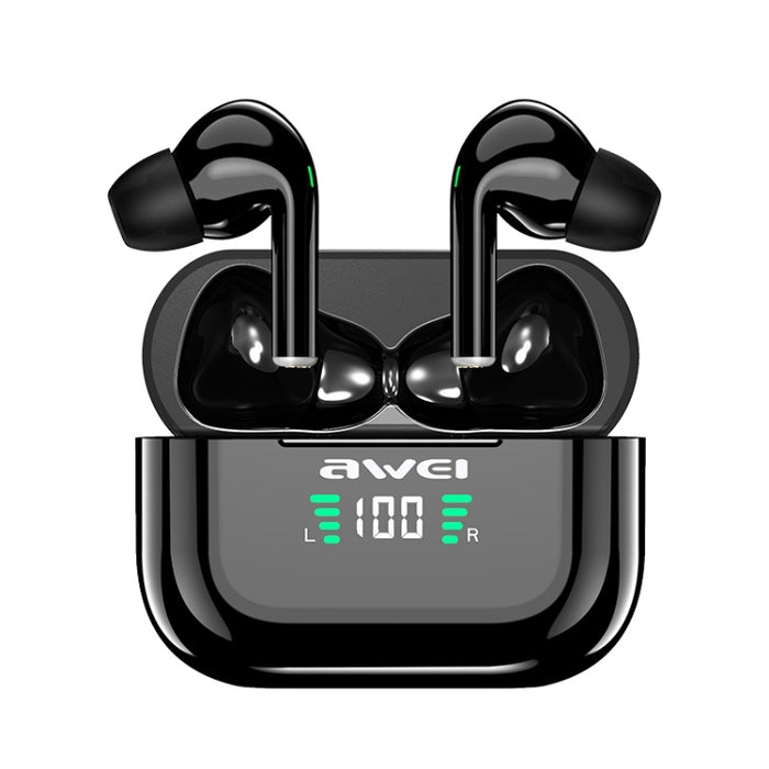 Wei T29P Bluetooth V5.0 pantalla Digital LED Ture inalámbrico deportes IPX4 impermeable TWS auriculares con estuche de carga