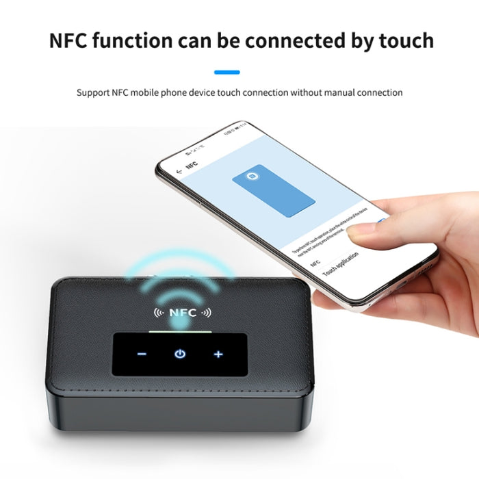 NFC BT19 Bluetooth 5.0 Receptor Transmisor Auriculares Reproductor de audio para automóvil