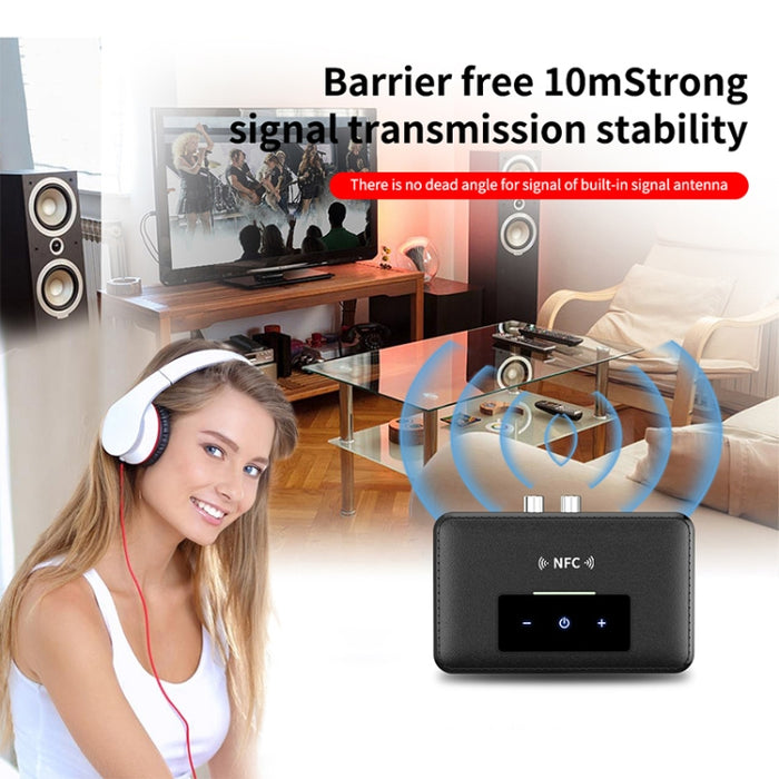 NFC BT19 Bluetooth 5.0 Receptor Transmisor Auriculares Reproductor de audio para automóvil