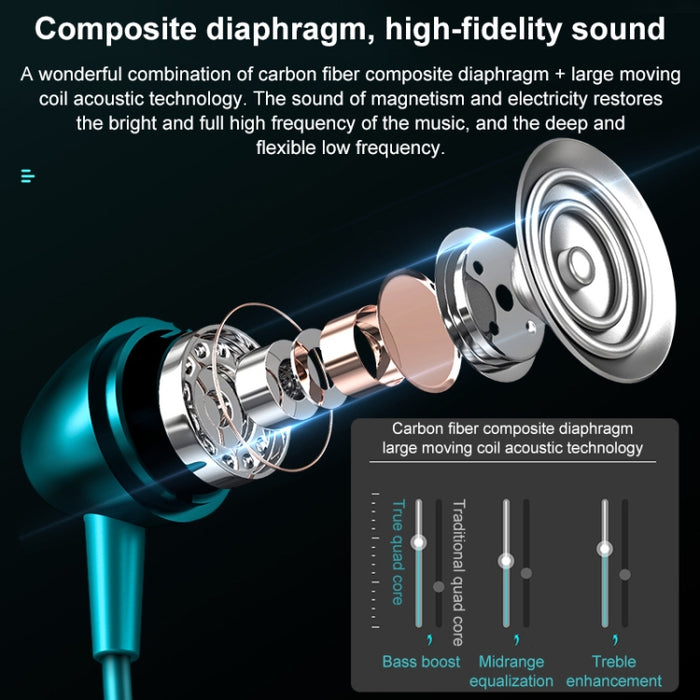 M61 Bluetooth 5.1 Business Sport Auricular Bluetooth Estéreo De Metal Magnético Montado En El Cuello