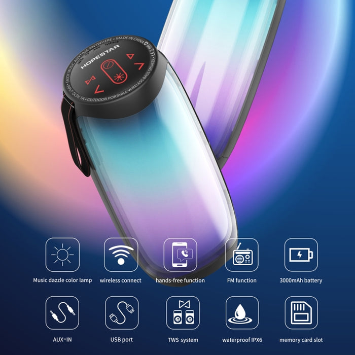 HOPESTAR P40 Bluetooth 5.0 Altavoz Bluetooth inalámbrico portátil a prueba de agua