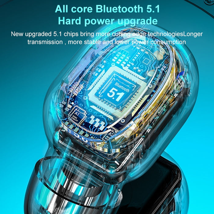 M9 Bluetooth 5.1 Auricular Bluetooth inalámbrico estéreo intrauditivo estilo empresarial