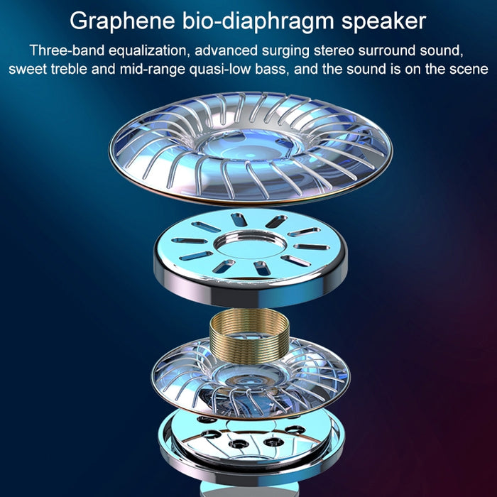 V12 Bluetooth 5,2 estilo de oreja colgante de negocios pantalla Digital LED inteligente auricular Bluetooth inalámbrico con caja de carga