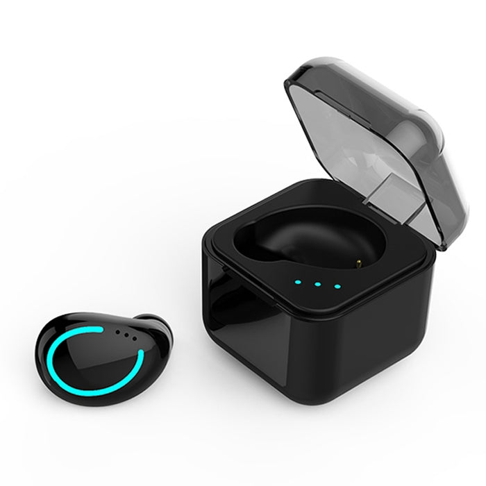 M-B8 Bluetooth 5.0 Mini auricular Bluetooth inalámbrico estéreo invisible en la oreja con caja de carga