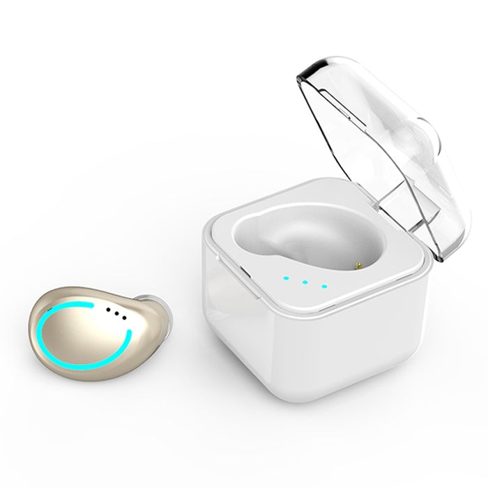 M-B8 Bluetooth 5.0 Mini auricular Bluetooth inalámbrico estéreo invisible en la oreja con caja de carga