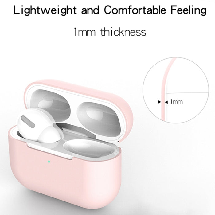 Para AirPods Pro Funda protectora de silicona para auriculares inalámbricos sin hebilla