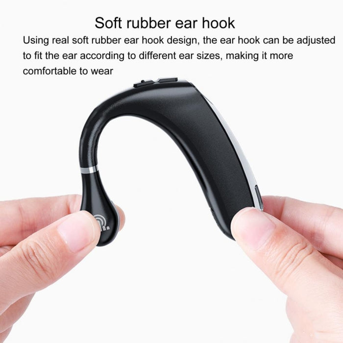 DS800 Bluetooth 5.0 Universal Colgando Estilo de Oreja Deportes de Negocios Auricular Bluetooth Inalámbrico con Caja de Carga
