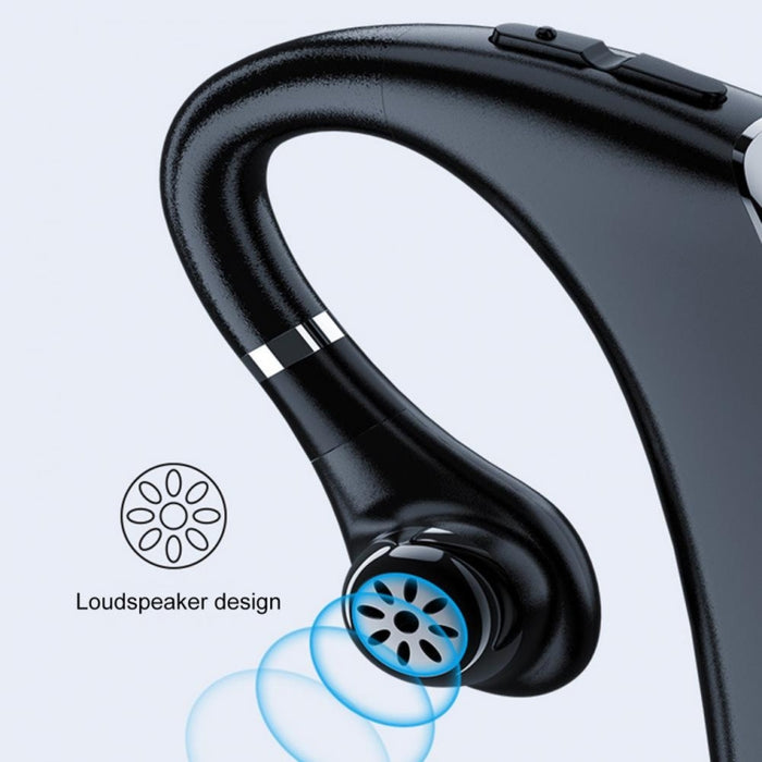 DS800 Bluetooth 5.0 Universal Colgando Estilo de Oreja Deportes de Negocios Auricular Bluetooth Inalámbrico con Caja de Carga