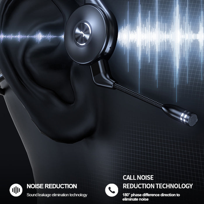 Auricular Bluetooth de conducción ósea con reducción de ruido táctil montado en la parte trasera M-1 con micrófono desmontable