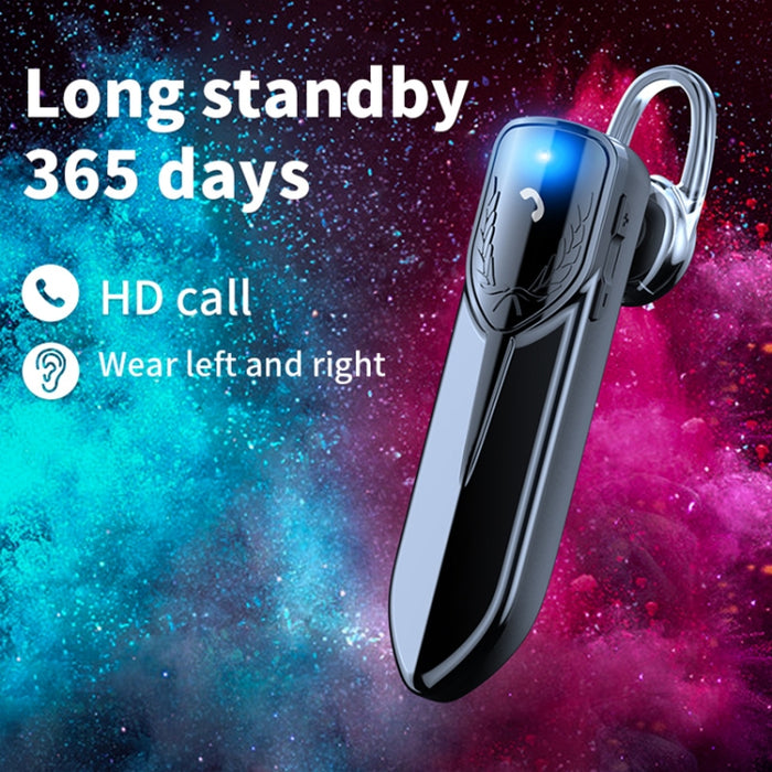 Auricular Bluetooth montado en la oreja para negocios unilateral con reducción de ruido M81 CVC, compatible con Siri y uno para dos