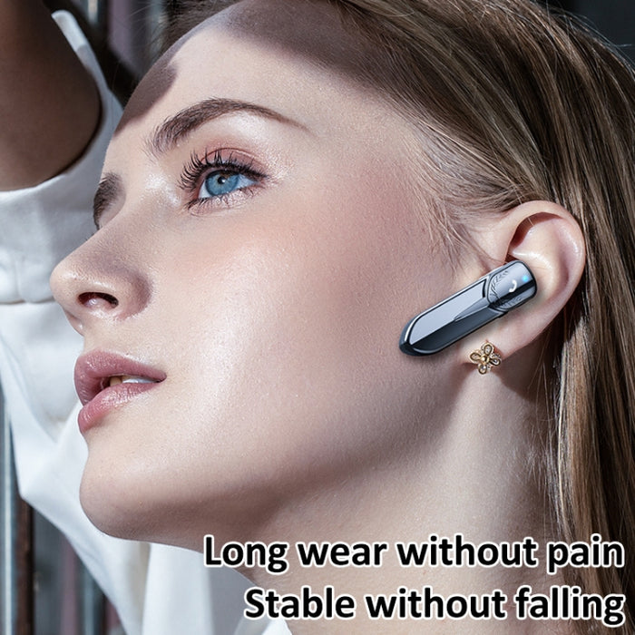 Auricular Bluetooth montado en la oreja para negocios unilateral con reducción de ruido M81 CVC, compatible con Siri y uno para dos