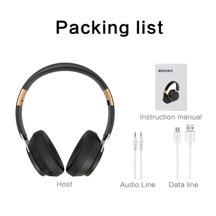 07S Auriculares inalámbricos Bluetooth V5.0 plegables para juegos de ordenador deportivos con micrófono