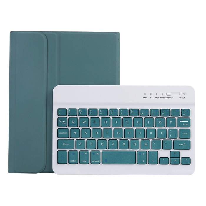 C06B Funda ultrafina para tableta con teclado Bluetooth de colores caramelo para iPad mini 6, con soporte y ranura para bolígrafo